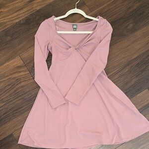 Wild Fable Dusty Pink Long Sleeve Dress